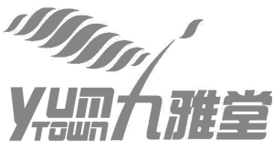 Yum Town Grey Logo