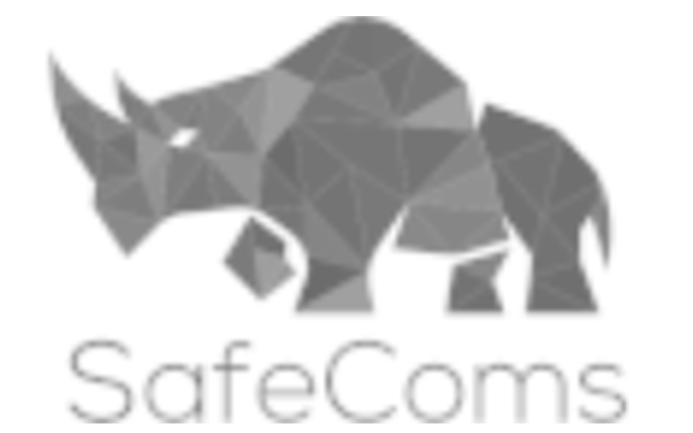 Safe coms Grey Logo